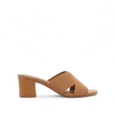 Imagem de Tamanco Salto Bloco - VALENTINA, Cognac, 35