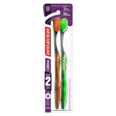 Imagem de Escova Dental Dentalclean Dual Média  Leve 2 Pague 1
