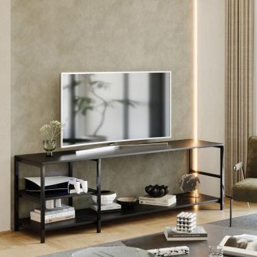 Imagem de Rack Estilo Industrial Brooklin 160 Para TV 60 Polegadas