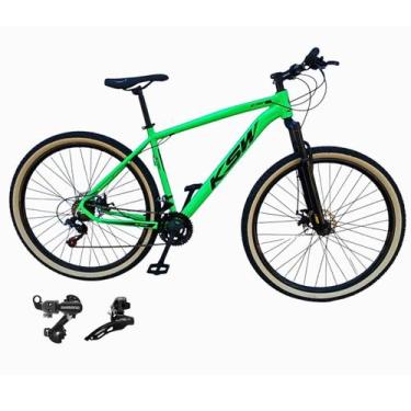Imagem de Bicicleta Ksw Xlt Aro 29 21v Freios Mecanico Cambios Dainteiro e Trase