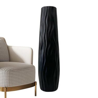 Imagem de Vasos De Chão Decorativos,Decoração de Pé Texturizada | Vaso Em Pé De Grande Porte | Para Casa Cozinha Quarto Sala De Jantar Entrada Casamento Festa Escritório