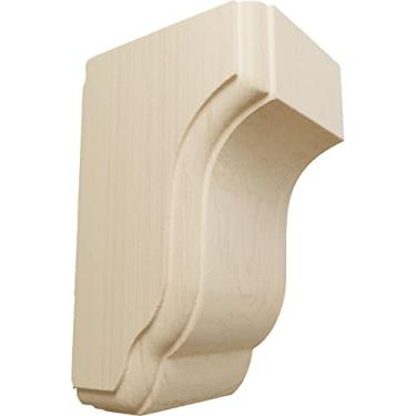 Imagem de Ekena Millwork COR05X07X14CPAL-CASE-6, Pacote com 4, 2 1/2"W x 2 3/4"D x 4 1/2"H, Rubberwood