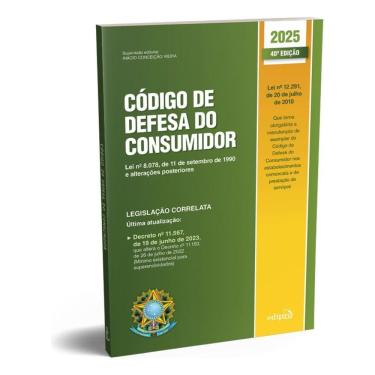 Imagem de Código De Defesa Do Consumidor 2025 - 40ª Edição Atualizada -