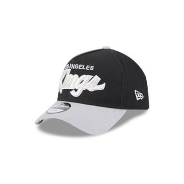Imagem de BONE NEW ERA 9FORTY A-FRAME SNAPBACK LOS ANGELES KINGS NHL PRETO-Masculino