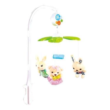 Imagem de Móbile Musical Eletrônico Giratório Ursinhos Baby Style Bebê