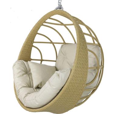 Imagem de Balanço Ninho Suspenso Hungria Avelã E Courino Náutico Bege