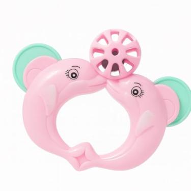 Imagem de Chocalho para Bebe 2 Peças Golfinho Color