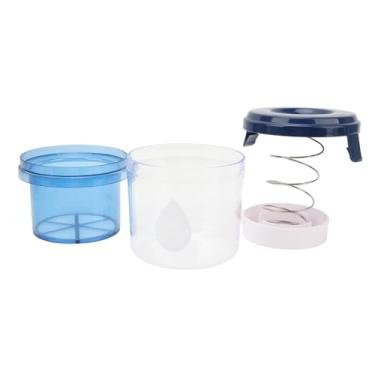 Imagem de SPYMINNPOO Prensa de Queijo para Fazer Iogurte Grego Espesso, Fabricante de Iogurte de Mola de Aço Inoxidável 304 Premium, Separador de Soro de Leite Com Recipiente Transparente para Cozinha Doméstica