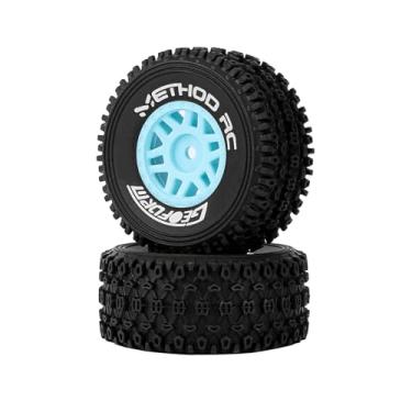 Imagem de METHOD RC 12mm Hex Geoform All-Terrain 1/16th Short Course Tires for ARRMA 1/16 Mojave GROM Blue Wheels Upgrades Part (2pcs Glued)