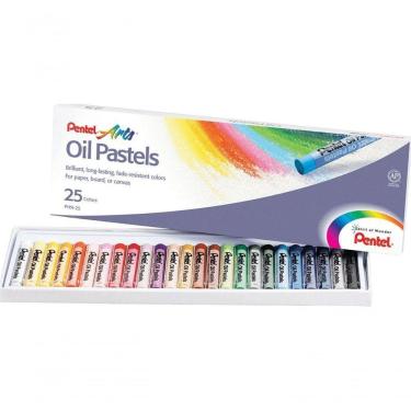Imagem de Giz Pastel óleo 25 Cores - Pentel -