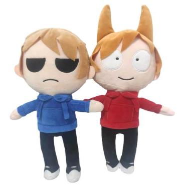 Imagem de Boneca de brinquedo de pelúcia Eddsworlds 30 cm, 2 unidades - yiweisai