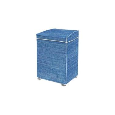 Imagem de Capa para Máquina de Lavar, PVC Reforçado e Poliéster, Tampa 58x9x20cm e Saia 58x80x58cm, Proteção Contra Poeira e Arranhões, Compatível com Diversos Modelos