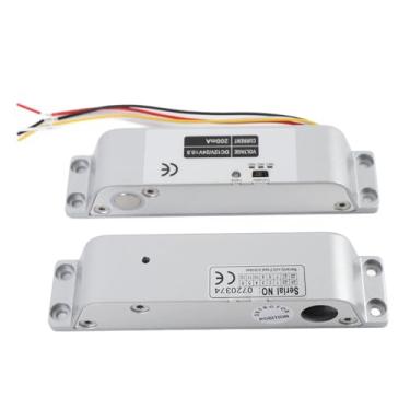 Imagem de YWBL-WH Fechadura Elétrica Com Parafusos de Queda, Fechadura Elétrica de Liga de Alumínio Com Atraso de Tempo para de Controle de Acesso, Eletrônica 12V 24V para Portas Corta-fogo de Metal de Madeira