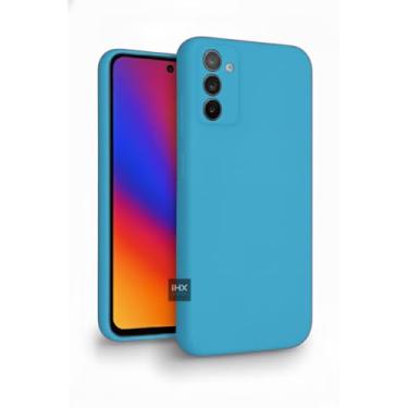 Imagem de Capa Capinha Case Compatível Samsung_ Galaxy S20 FE – Silicone Aveludado Premium, Anti Impacto, Reforçada e com Proteção de Câmera (AZUL PISCINA)