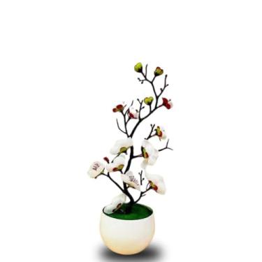 Imagem de Genérico, Bonsai Artificial de Flor de Cerejeira Branca – Ilumine sua Decoração com Elegância Estilo Zen