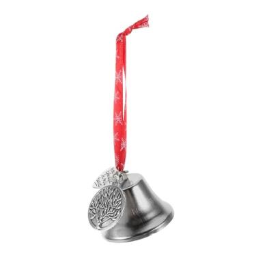 Imagem de Pingente de Sino de Natal Sublimação Enfeites em Branco 25 mm de Diâmetro Redondo Transferência de Calor Decorações de Árvore de Natal Impressão de Lado Único Ornamentos de Árvore Memorial Pendurado