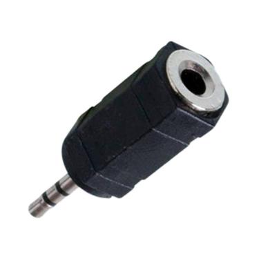 Imagem de Adaptador P1 Estéreo Macho Para J2 Estéreo Fêmea