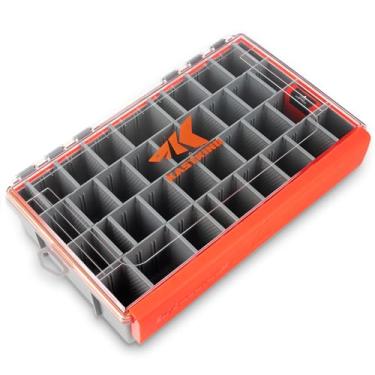 Imagem de KastKing Caixa de equipamentos à prova d'água HyperSeal, 3700 bandejas profundas, organizador de caixa de equipamentos de pesca com divisórias removíveis, armazenamento de equipamentos de pesca e