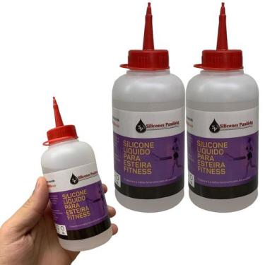 Imagem de Kit 2 Silicones 250ml Profissional Para Lubrificar Esteira Elétrica Re