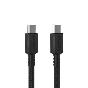 Imagem de Cabo USB TIPO-C P/ USB TIPO-C 2.0 - Preto - 3M - NYLON - PUCC2-3P