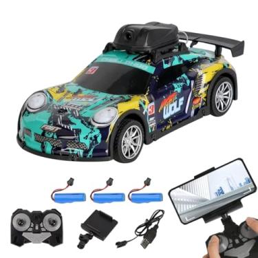Imagem de Actualia Mini Drift RC Car with Camera & LED Lights, 4CH Electric Racing Sports Cars 2.4Ghz Remote Control Vehicle Model Gift for Adults Hobby Beginners (RTR Version)