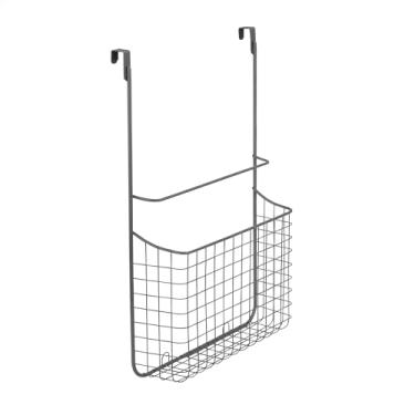 Imagem de Spectrum Suporte de tábua de corte de porta de armário de grade sobre a porta do armário organizador de cozinha de arame de metal para tábuas de corte, blocos de corte, folhas de biscoitos