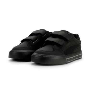 Imagem de PUMA Tênis infantil Suede 2 Straps Inf, Cinza escuro preto e frio Ah25, 16
