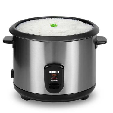 Imagem de Panela De Arroz Elétrica 8 Xícaras 1,5L 500W Inox 110V
