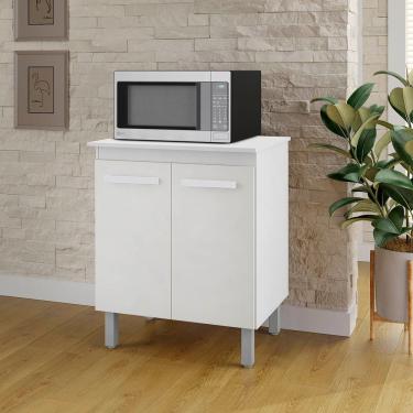 Imagem de Armário Multiuso Lis 2 Portas Cozinha Mb1 Cor Branco