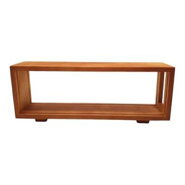 Imagem de WeiLaiKeQi Moldura de madeira estilo caixa de sombra, decorativa e rústica, ideal para exibir fotos, ingressos, cartões-postais, artesanato e lembranças, Colorido