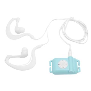Imagem de Cryfokt MP3 Player à Prova D'água Com Fones de Ouvido para Natação e Corrida | 8‑10 Horas de Reprodução | 2000 XP Vista OS X Linux (8GB)