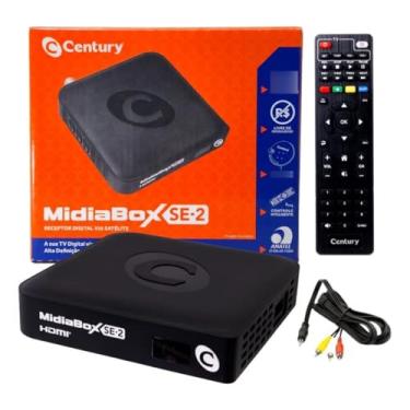 Imagem de Receptor Digital Century Midiabox SE-2 Banda Ku SAT HD Regional