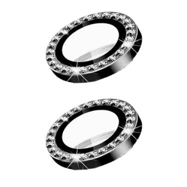 Imagem de Kit 2 Película Lente Câmera Compatível Com Moto Edge 50 G15 G35 G55 G75 G84 G85 preto brilho G55