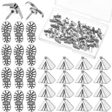 Imagem de Alfileres Decorativos Temáticos de Camping Simgoing Botas de Senderism
