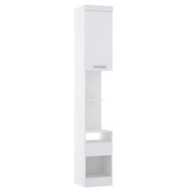 Imagem de Mesa de Cabeceira Alta 38cm 1 Porta e 1 Gaveta Alpes Luciane Móveis, B