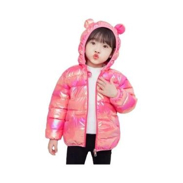 Imagem de Jaqueta De Inverno Com Capuz Para Meninas E Meninos, Leve E Quente, Ca