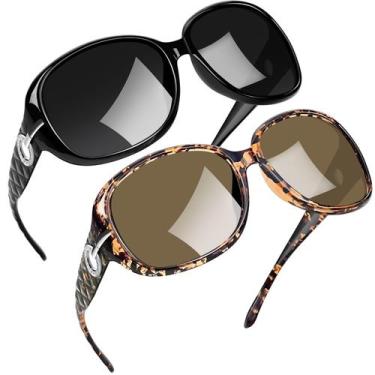 Imagem de Gafas de sol Joopin Jackie polarizadas UV400 para mujer negras