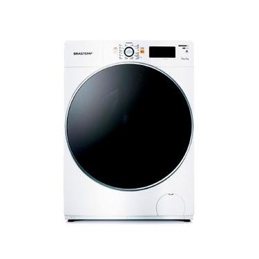 Imagem de Lava e Seca Brastemp 10kg/6kg Branca Água Quente com Ciclo Tira Manchas Pro e Ciclo 1h Pronto para Vestir