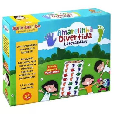 Imagem de Amarelinha divertida lateralidade bate bumbo 2 metros lona