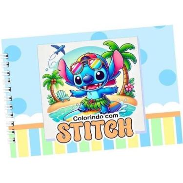 Imagem de Livro P/ Colorir C/50 Páginas de Desenhos Relaxa STITCH  AZ - PAPER
