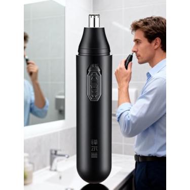 Imagem de Aparador de pelos de nariz elétrico alimentado por bateria compacta para homens e mulheres