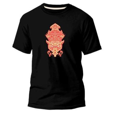 Imagem de  Camiseta Basica Algodão Premium Estampa Digital  Barong - Pavesi, Pre