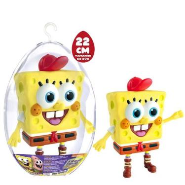 Imagem de Ovo Páscoa Brinquedo Boneco Bob Esponja Grande - Lider - Lider Brinque