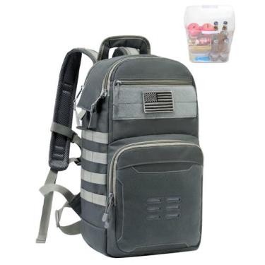Imagem de Mochila de almoço DBTAC Tactical Large Cooler 24L cinza arsênico