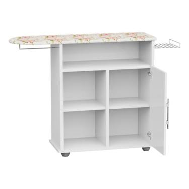 Imagem de Tábua de passar roupa com suporte para