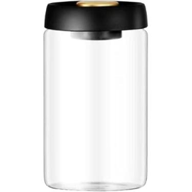 Imagem de Pote de Vidro Hermético com Vedação a Vácuo com Toque na Tampa | Livre de BPA | Ideal para Grãos, Cereais, Temperos e Mantimentos (1800ml)