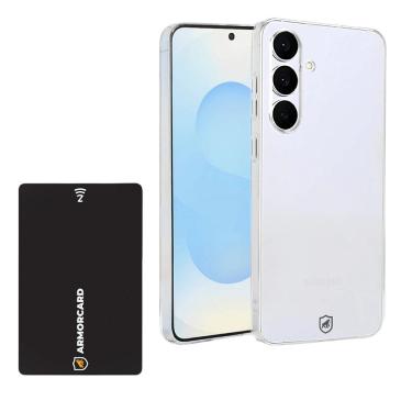 Imagem de Kit Capa Crystal Slim para Samsung Galaxy S25 FE + ArmorCard - Gshield