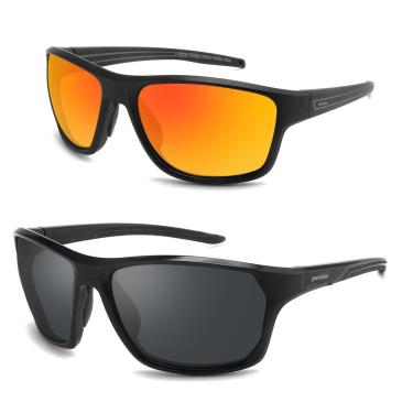 Imagem de Kit 2 Óculos De Sol Polarizado Ciclismo Beach Tennis Corrida-Unissex