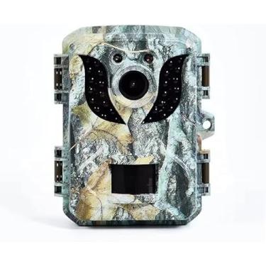 Imagem de Câmera de Trilha 16MP, 1080P HD, Visão Noturna Infravermelha 10m, À Prova D'água, Detecção de Movimento, 0.3s Disparo, Câmera de Observação Animal