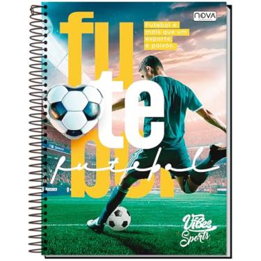 Imagem de CADERNO UNIVERSITÁRIO C/D ESPIRAL 12 MATÉRIAS 192 FLS VIBES SPORTS